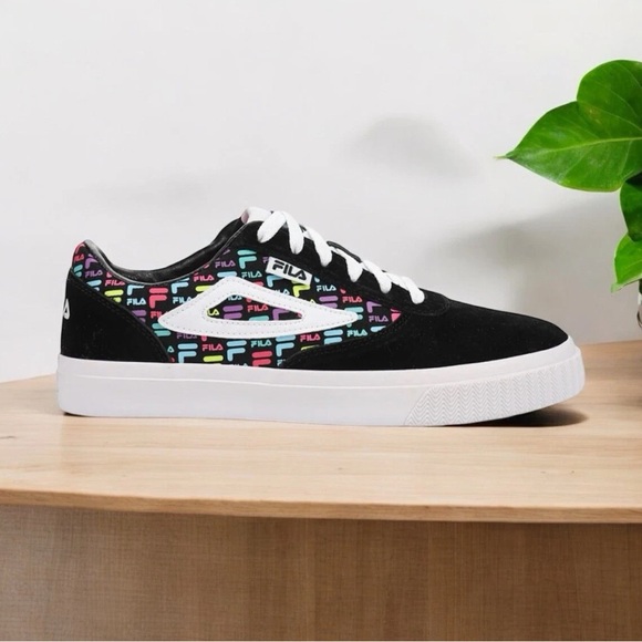 Fila Boarder FX1 Lace up Sneakers, Skate Shoes - Black, Multicolor Size 9 - Picture 5 of 6